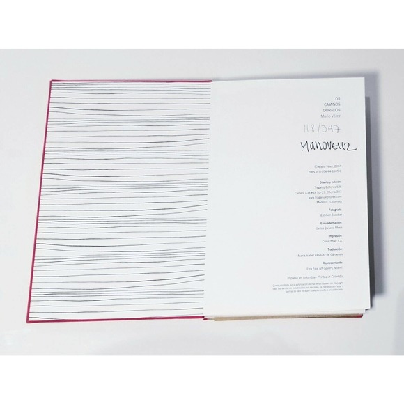 BOOK LOS CAMINOS DORADOS MARIO VELEZ "SIGNED" ARTIST "LTD EDITION" ART HARDCOVER - Picture 8 of 12